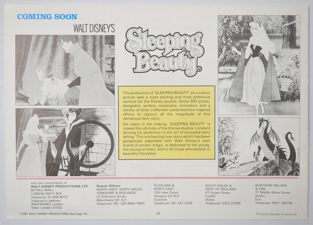 CONDORMAN Cinema Exhibitors Campaign Press Book - BACK