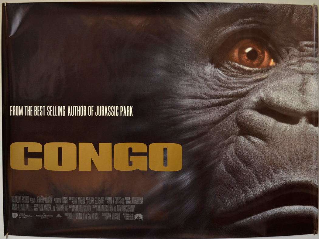 Congo (Teaser / Advance Version) Original Quad Poster - Film Poster - Movie Poster