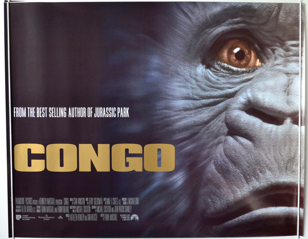 Congo (Teaser / Advance Version) Original British Quad Poster - Movie Poster