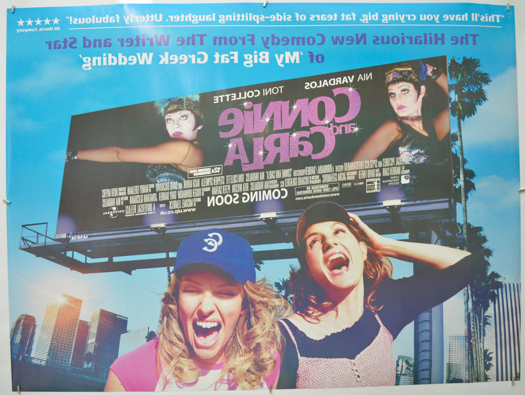 CONNIE AND CARLA (Back) Cinema Quad Movie Poster