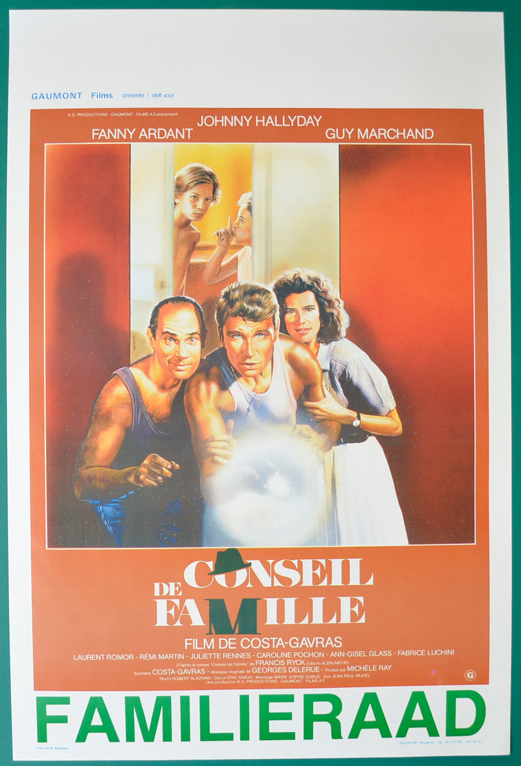 Conseil de famille Original Belgian Poster - Film Poster - Movie Poster