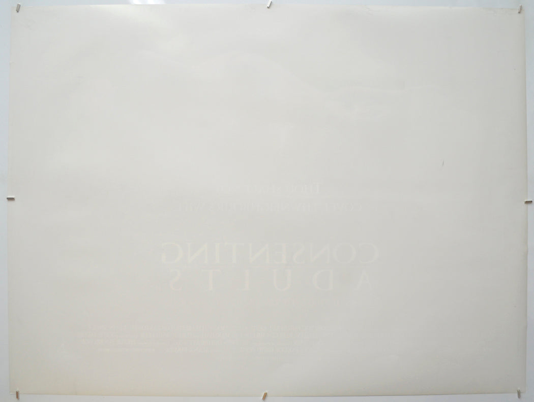 CONSENTING ADULTS (Back) Cinema Quad Movie Poster