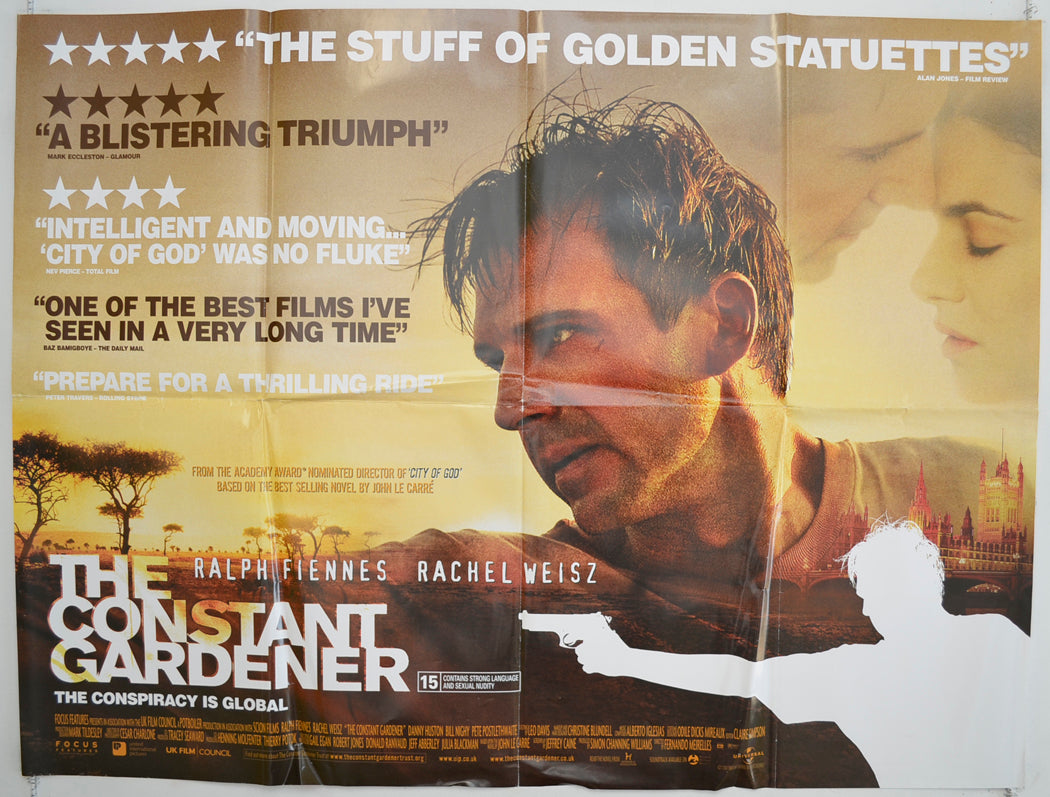 The Constant Gardener Original Quad Poster - Film Poster - Movie Poster