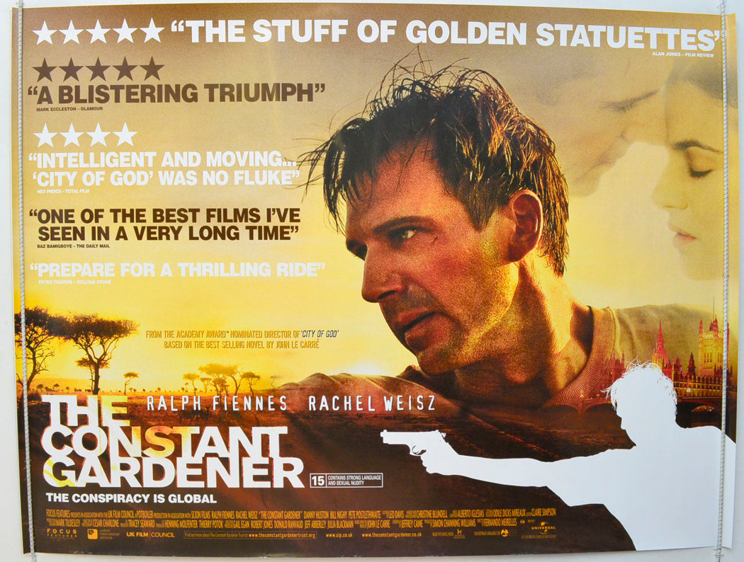 The Constant Gardener Original British Quad Poster - Film Poster - Movie Poster