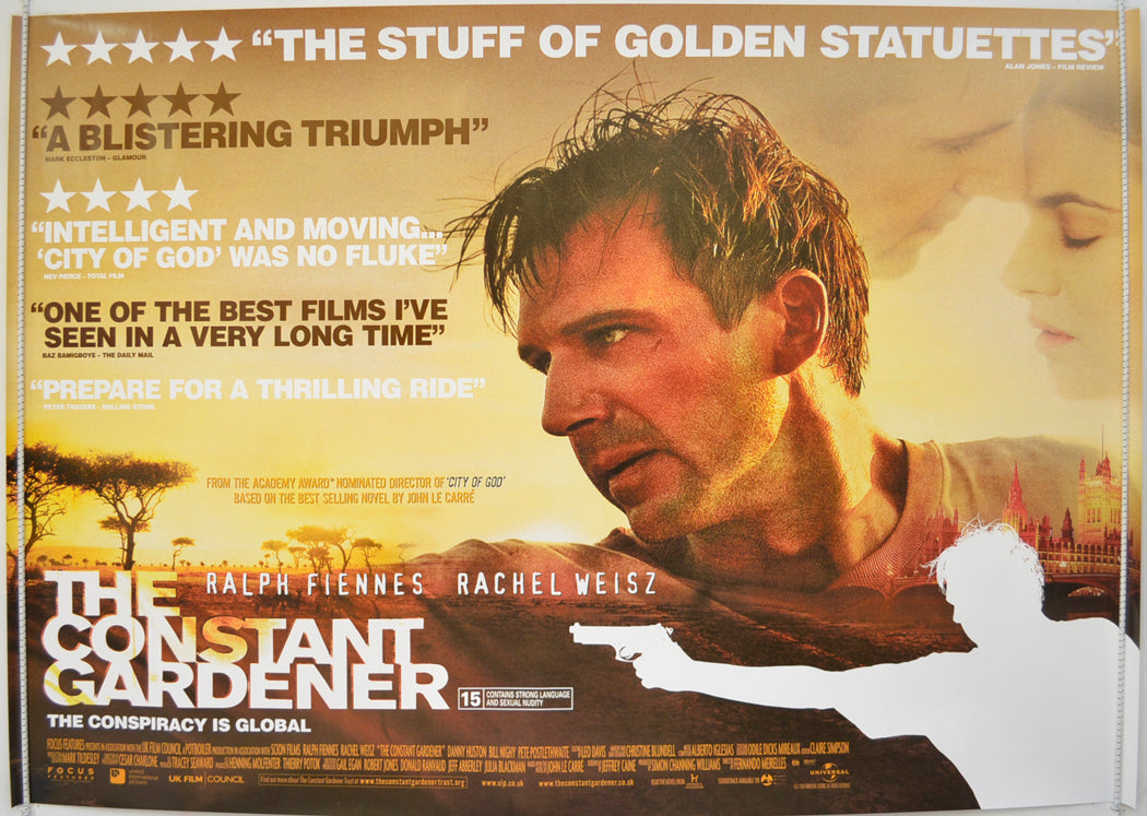 The Constant Gardener Original Quad Poster - Film Poster - Movie Poster