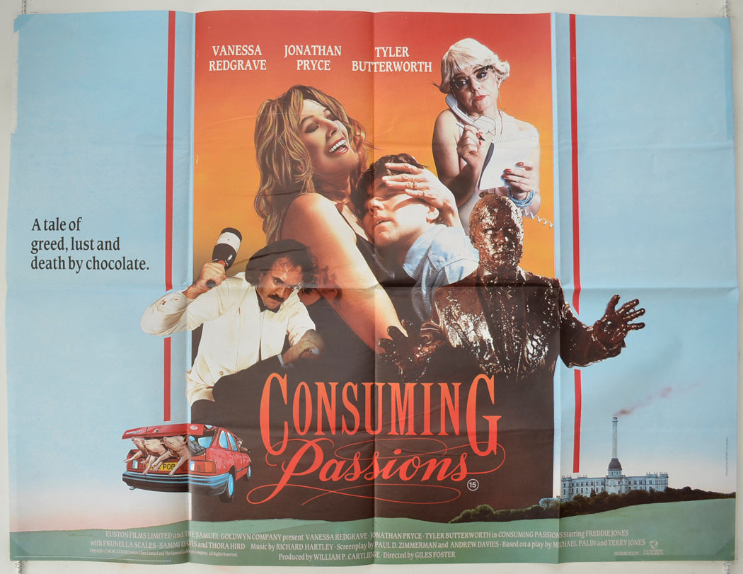 Consuming Passions Original Quad Poster - Film Poster - Movie Poster