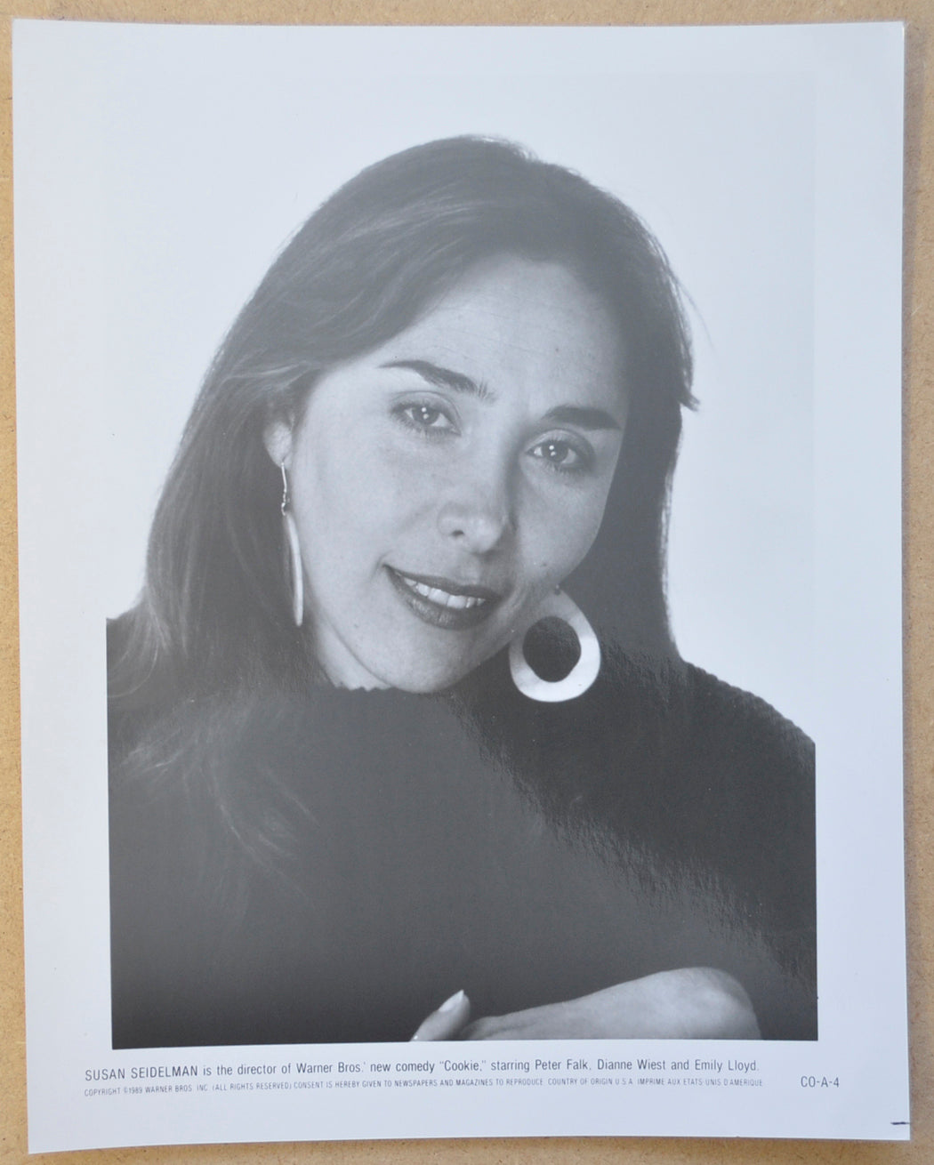 Cookie Original Black and White Press Still (Photograph)