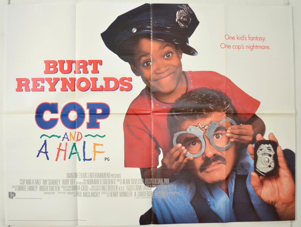 Cop And A Half Original Quad Poster - Film Poster - Movie Poster