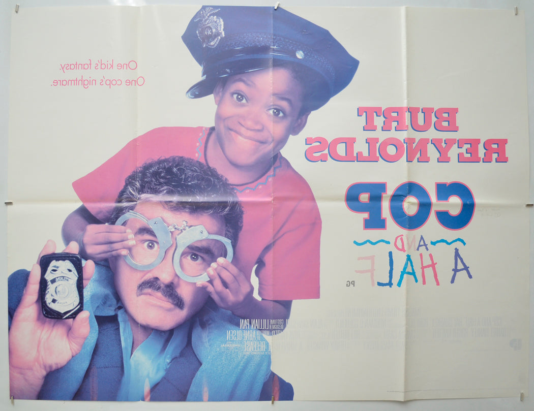 COP AND A HALF (Back) Cinema Quad Movie Poster