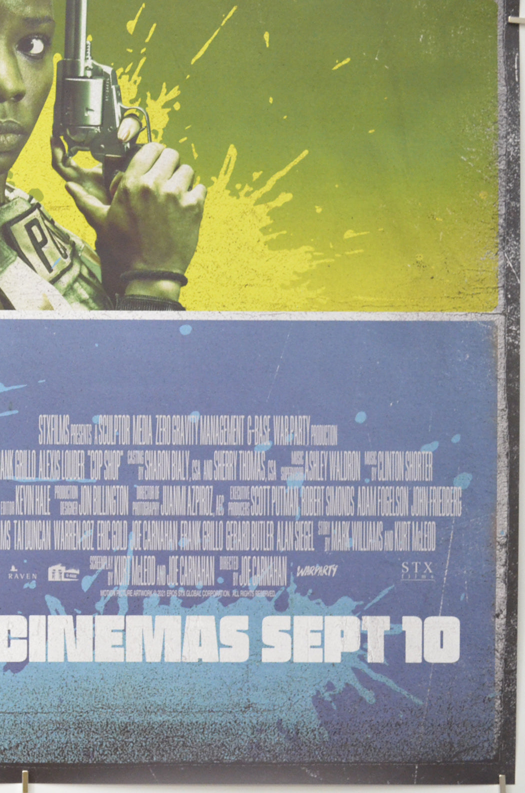 COPSHOP (Bottom Right) Cinema One Sheet Movie Poster