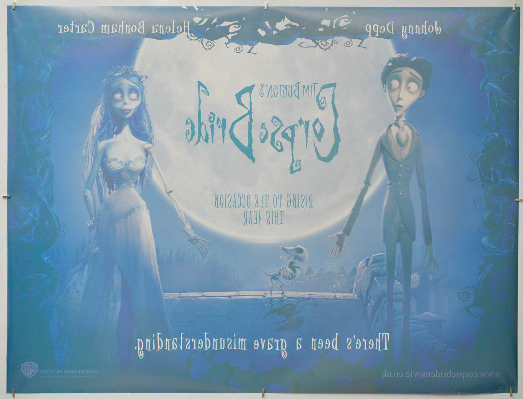 Corpse Bride (Back) Cinema Quad Movie Poster