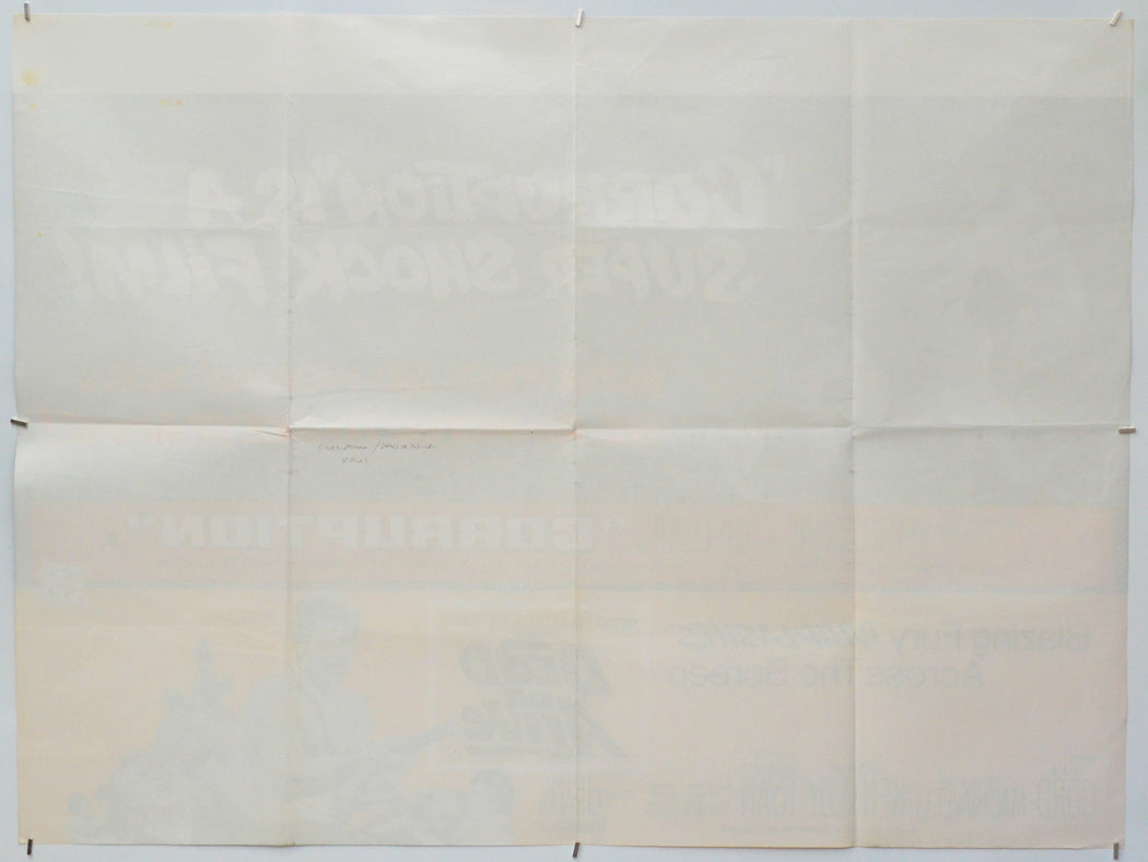 Corruption / Dead or Alive (Back) Cinema Quad Movie Poster