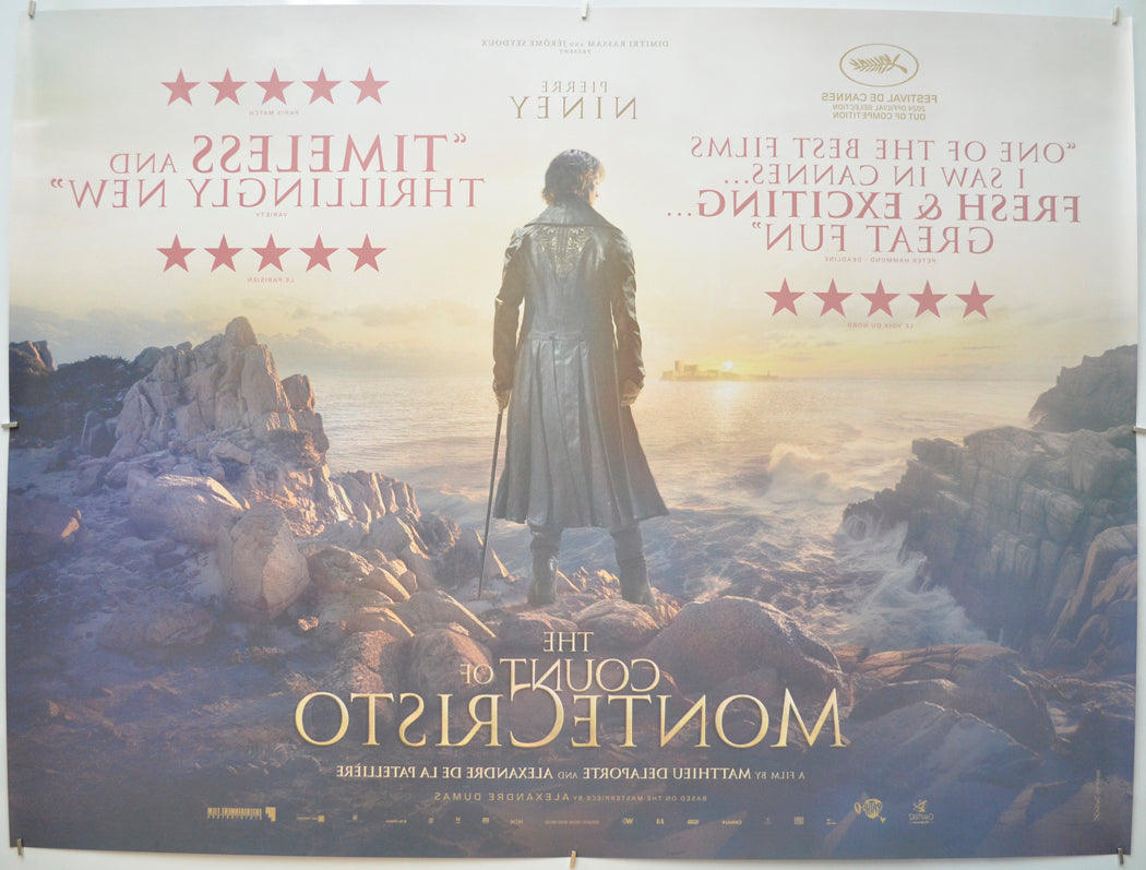 THE COUNT OF MONTE-CRISTO (Back) Cinema Quad Movie Poster