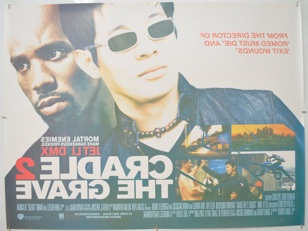CRADLE 2 THE GRAVE (Back) Cinema Quad Movie Poster