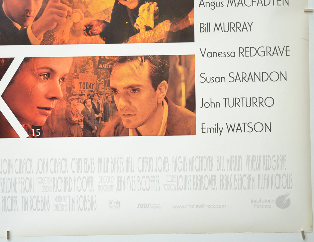 CRADLE WILL ROCK (Bottom Right) Cinema Quad Movie Poster