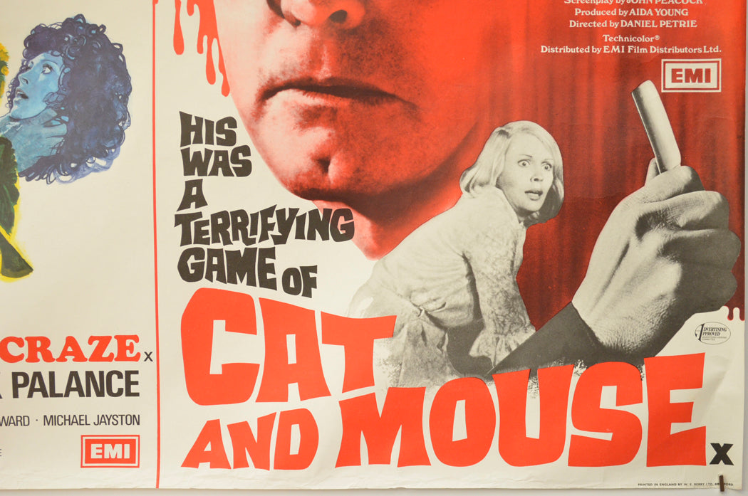 CRAZE / CAT AND MOUSE (Bottom Right) Cinema Quad Movie Poster