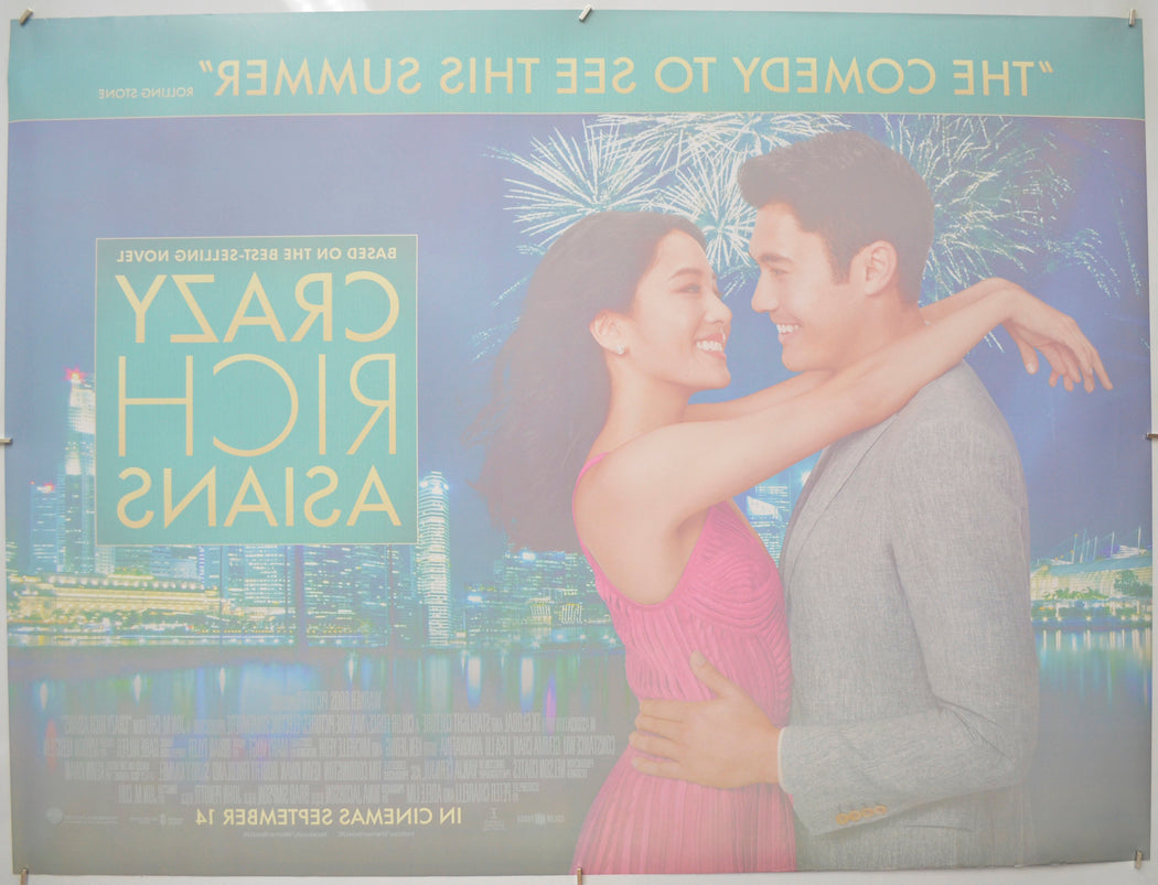 CRAZY RICH ASIANS (Back) Cinema Quad Movie Poster