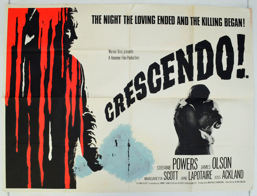 Crescendo! Original British Quad Poster - Film Poster - Movie Poster