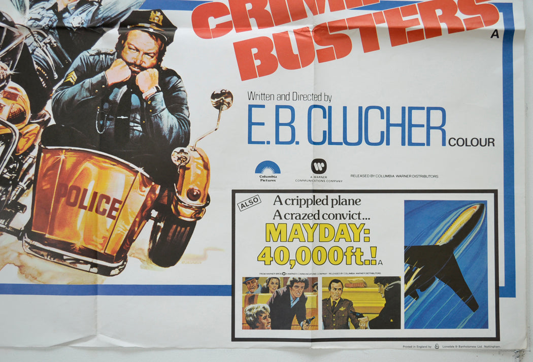 CRIME BUSTERS (Bottom Right) Cinema Quad Movie Poster