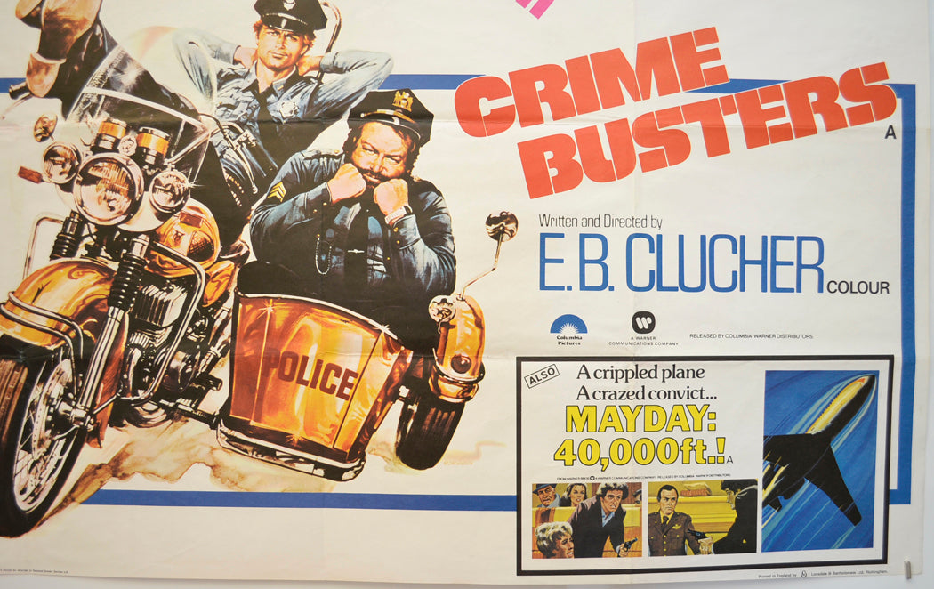 CRIME BUSTERS (Bottom Right) Cinema Quad Movie Poster