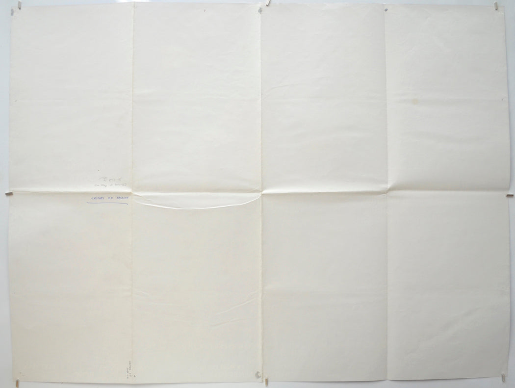 CRIMES OF PASSION (Back) Cinema Quad Movie Poster