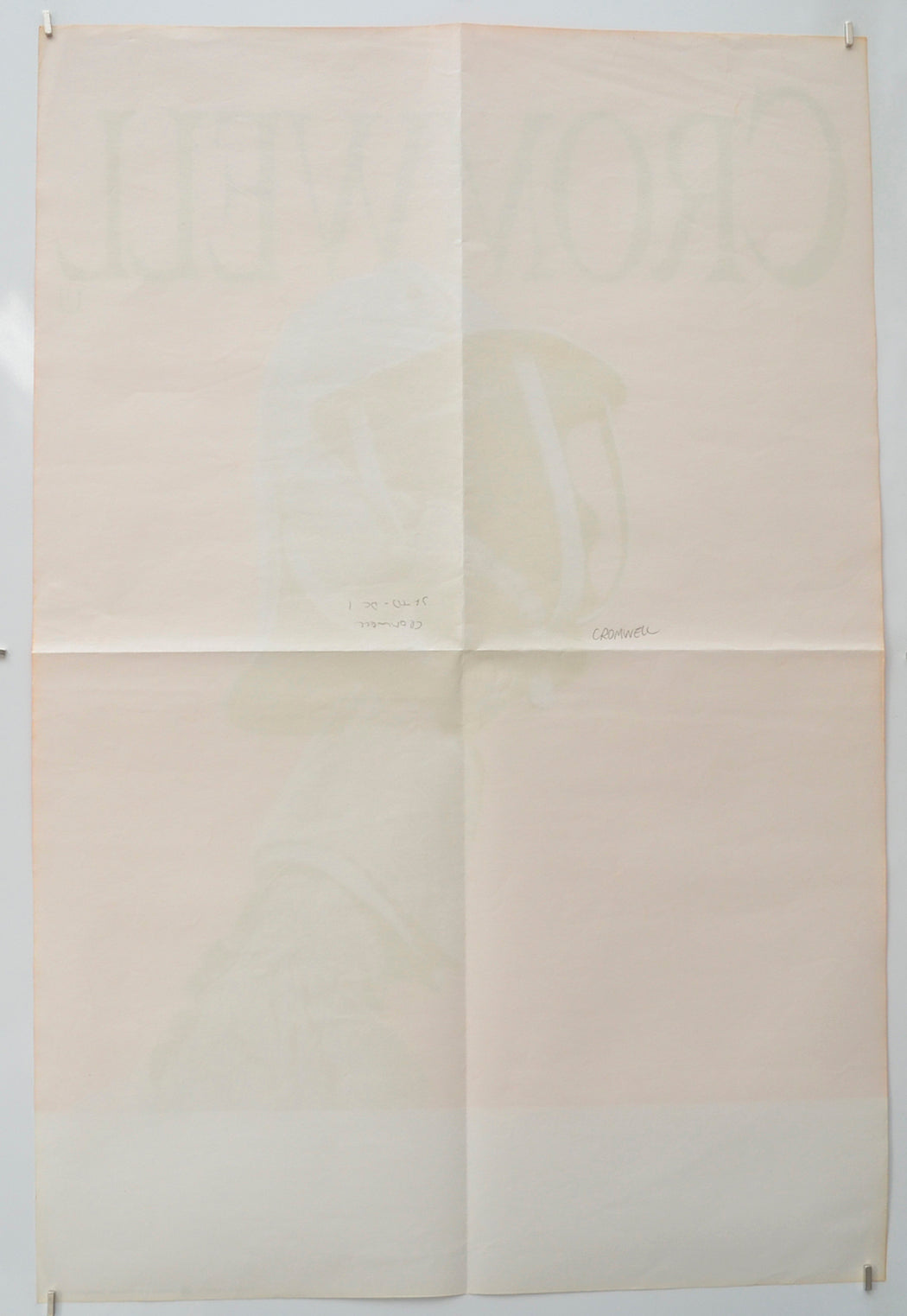 CROMWELL (Back) Cinema Double Crown Movie Poster