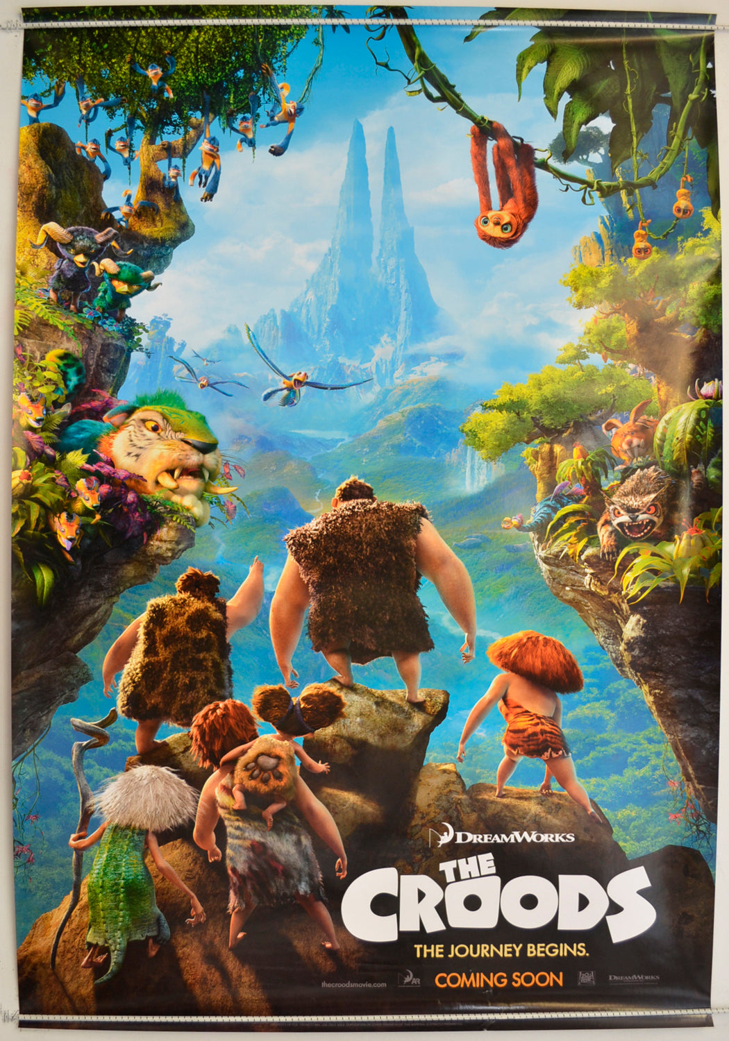 The Croods (Teaser / Advance Version 2) Original One Sheet Poster - Film Poster - Movie Poster