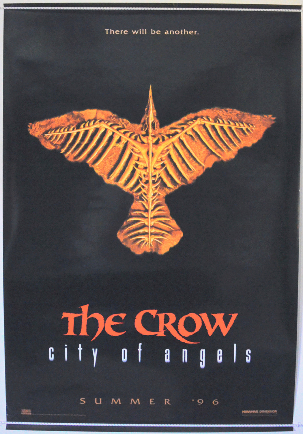 The Crow II - City Of Angels Original One Sheet Poster - Film Poster - Movie Poster