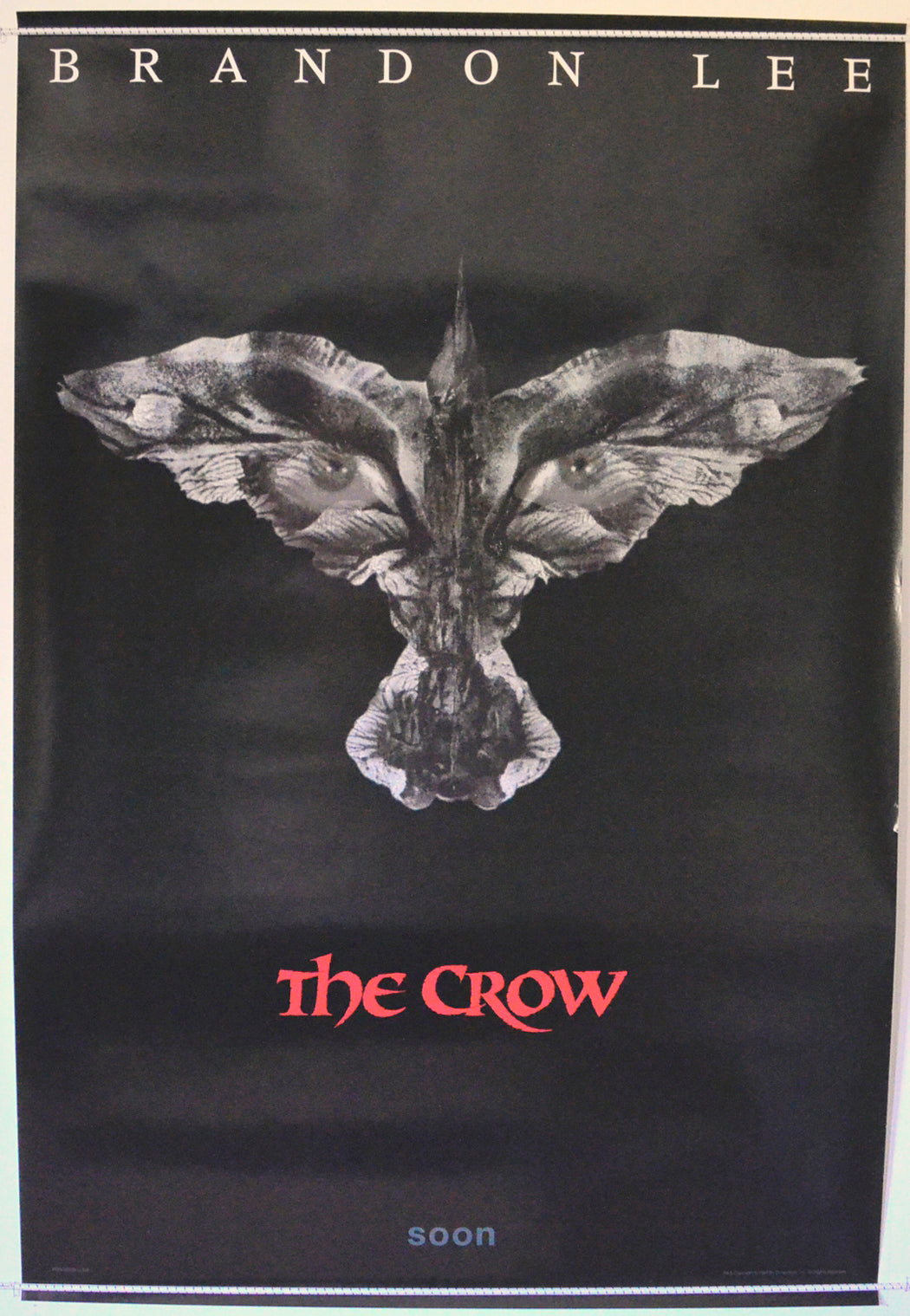 The Crow Original One Sheet Poster - Film Poster - Movie Poster