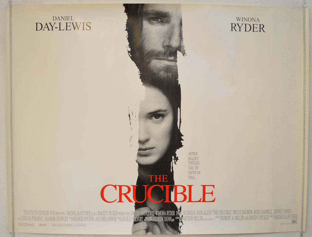 The Crucible Original Quad Poster - Film Poster - Movie Poster