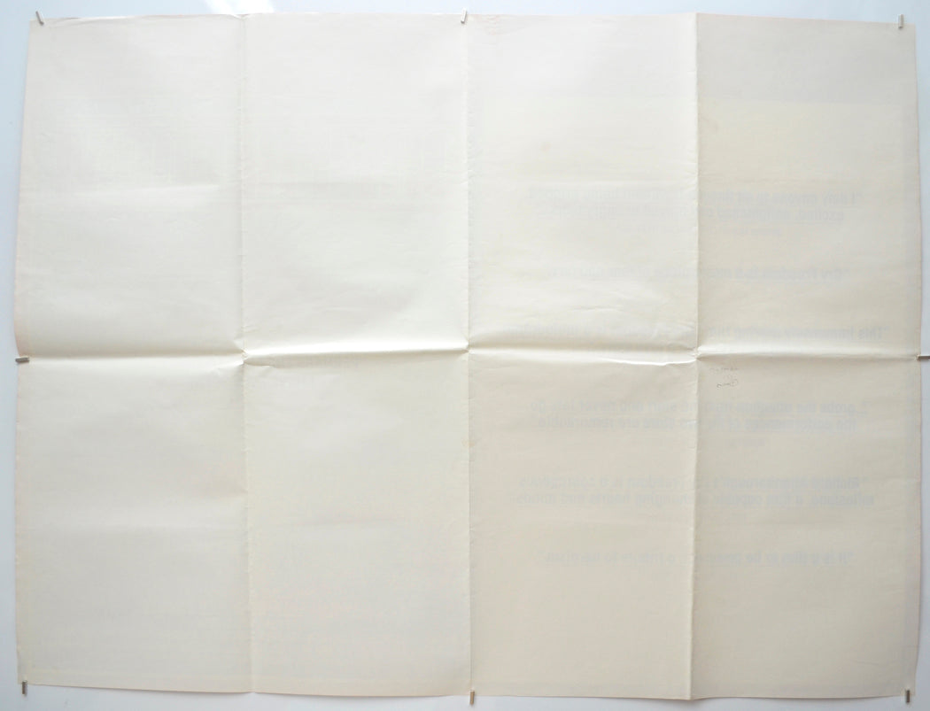 CRY FREEDOM (Back) Cinema Quad Movie Poster