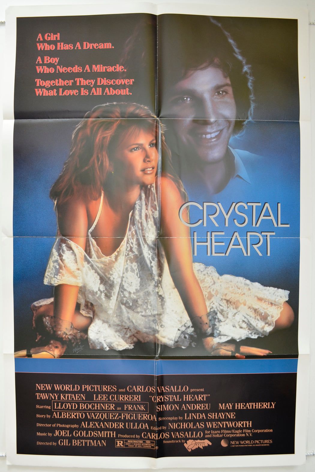 Crystal Heart Original One Sheet Poster - Film Poster - Movie Poster