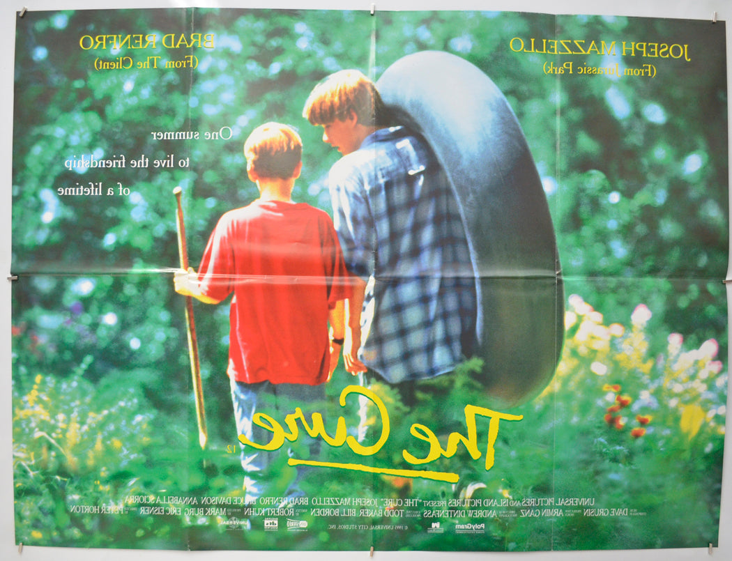 THE CURE (Back) Cinema Quad Movie Poster