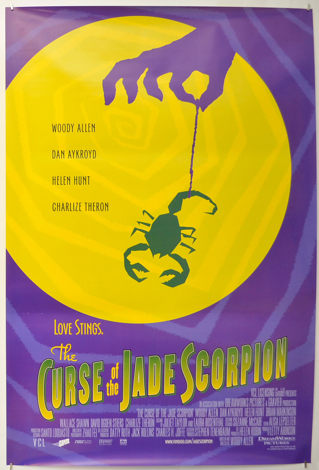 The Curse Of The Jade Scorpion Original One Sheet Poster - Film Poster - Movie Poster