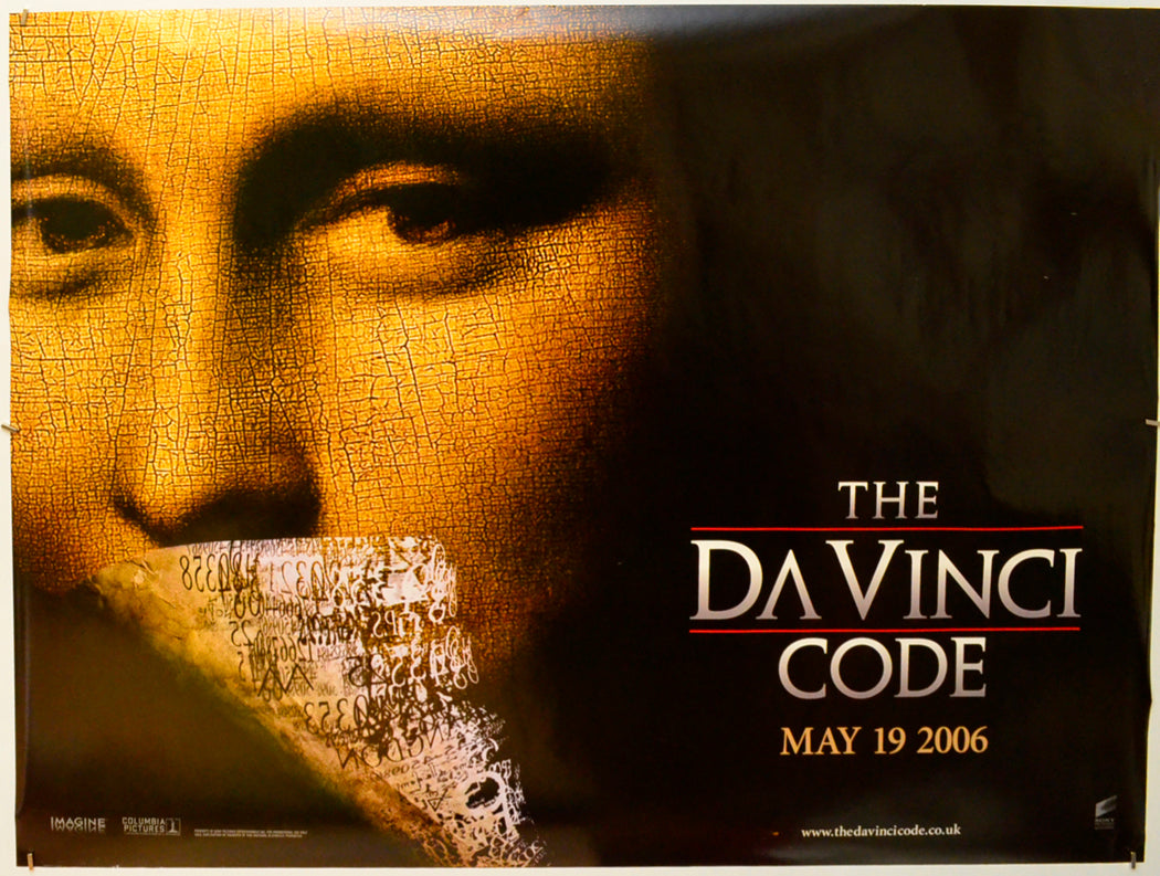 The Da Vinci Code (Teaser / Advance Version) Original Quad Poster - Film Poster - Movie Poster