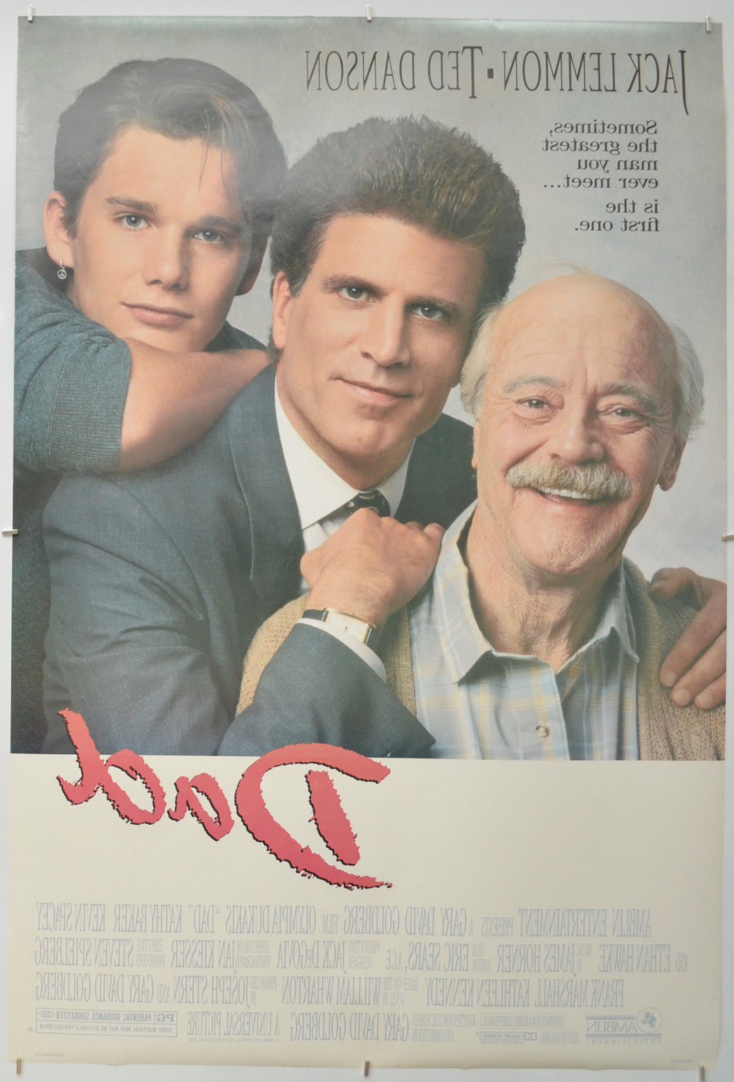 DAD (Back) Cinema One Sheet Movie Poster