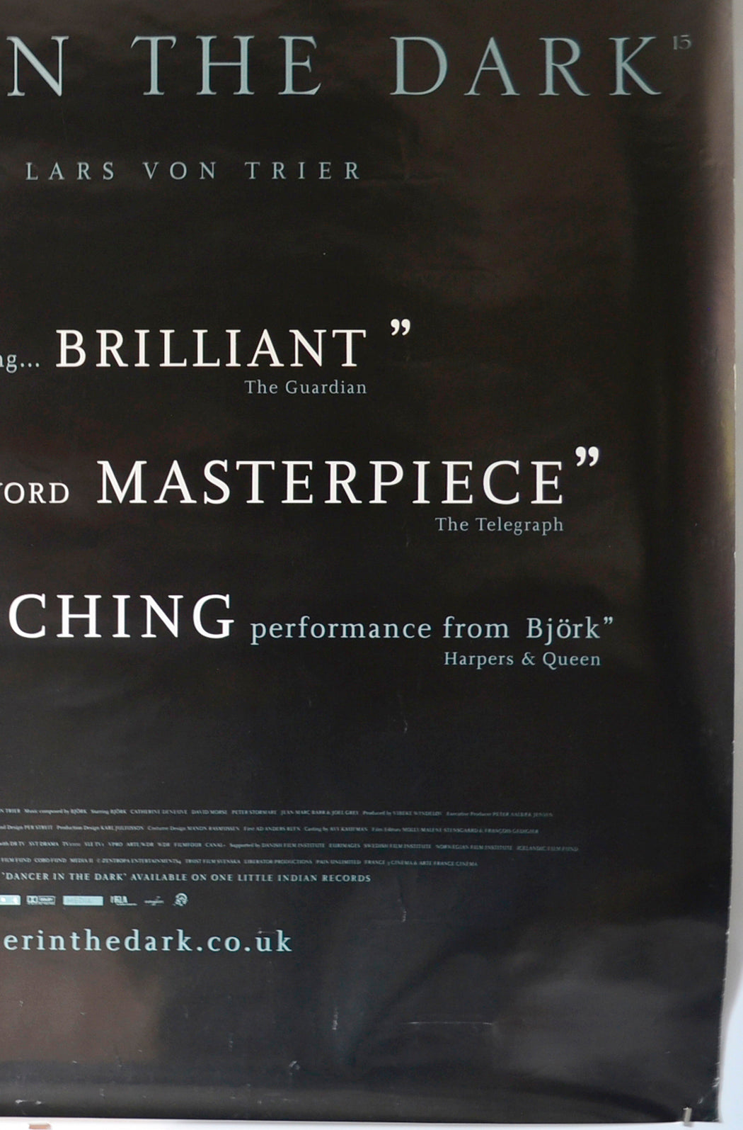 DANCER IN THE DARK (Bottom Right) Cinema 4 Sheet Movie Poster