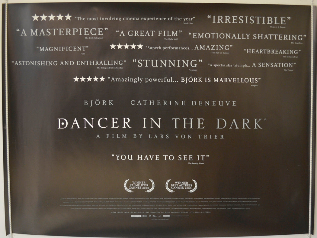 Dancer In The Dark Original Quad Poster - Film Poster - Movie Poster
