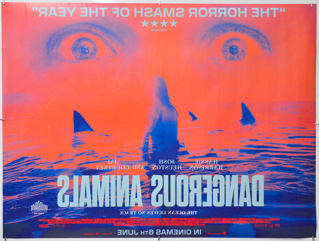 Dangerous Animals (Back) Cinema Quad Movie Poster