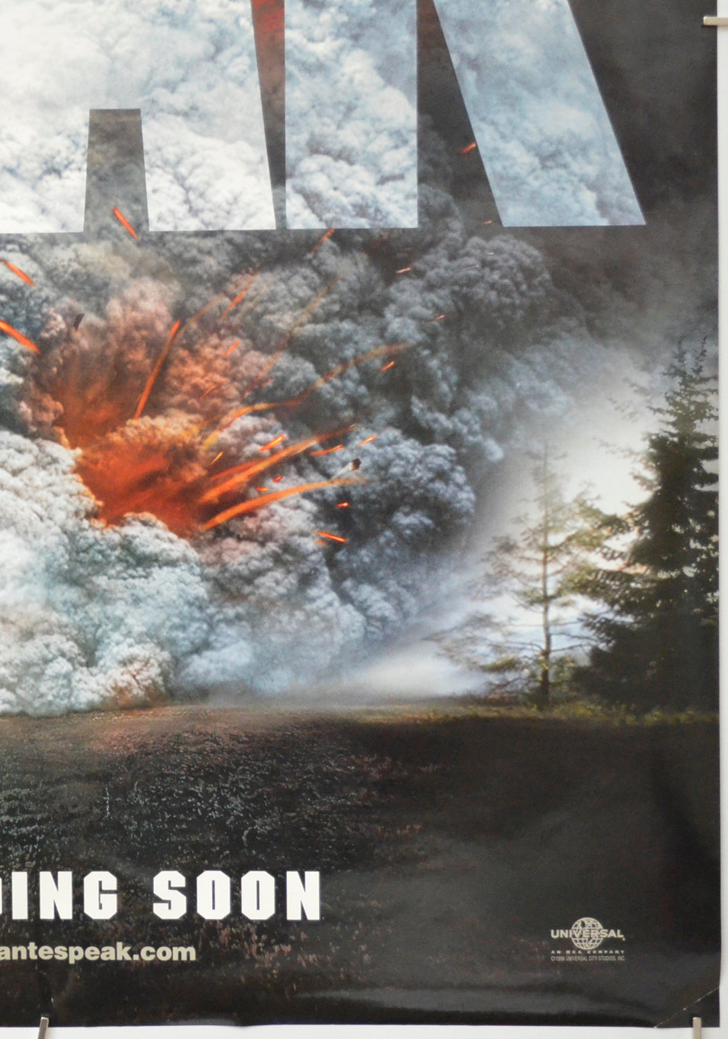 Dante’s Peak (Bottom Right) Cinema One Sheet Movie Poster