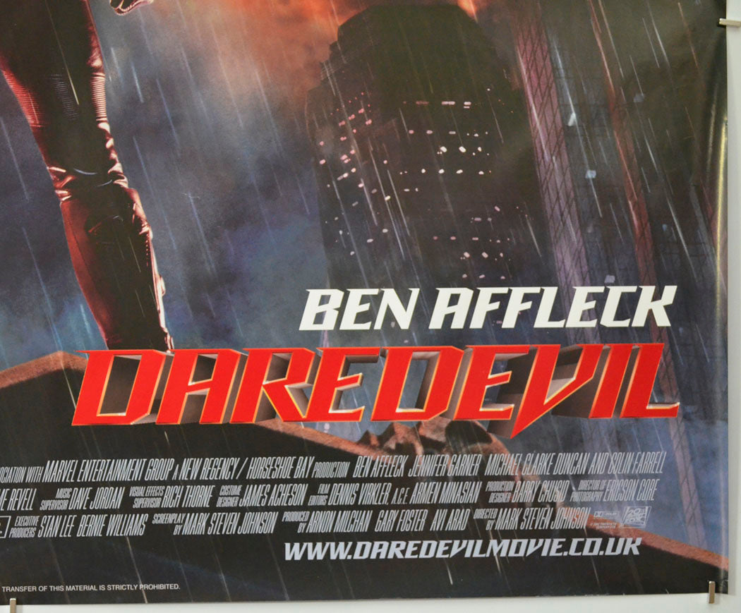 DAREDEVIL (Bottom Right) Cinema Quad Movie Poster