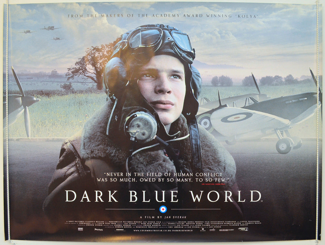Dark Blue World (a.k.a. Tmavomodrý svet) Original Quad Poster - Film Poster - Movie Poster
