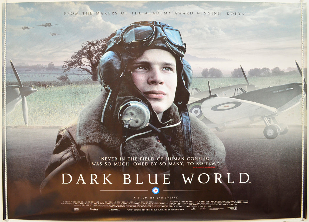Dark Blue World (a.k.a. Tmavomodrý svet) Original Quad Poster - Film Poster - Movie Poster