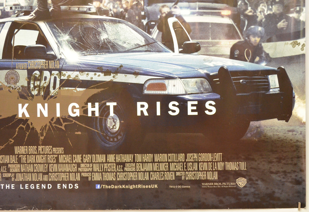 THE DARK KNIGHT RISES (Bottom Right) Cinema Quad Movie Poster