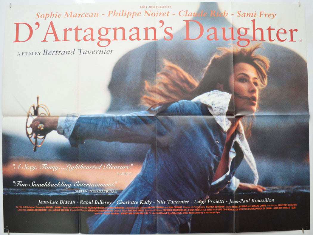 D'Artagnan's Daughter (a.k.a. La Fille De D'artagnan ) Original Quad Poster - Film Poster - Movie Poster