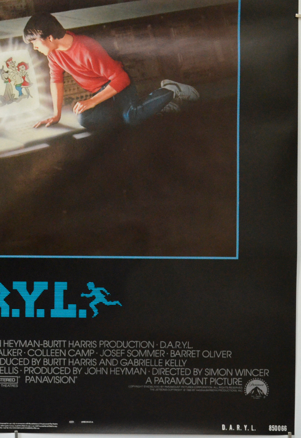 D.A.R.Y.L. (Bottom Right) Cinema One Sheet Movie Poster