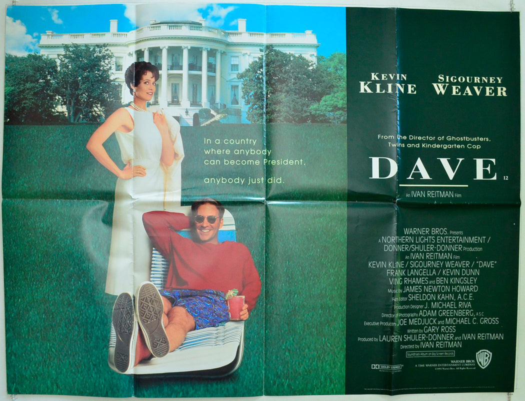 Dave Original British Quad Poster - Film Poster - Movie Poster