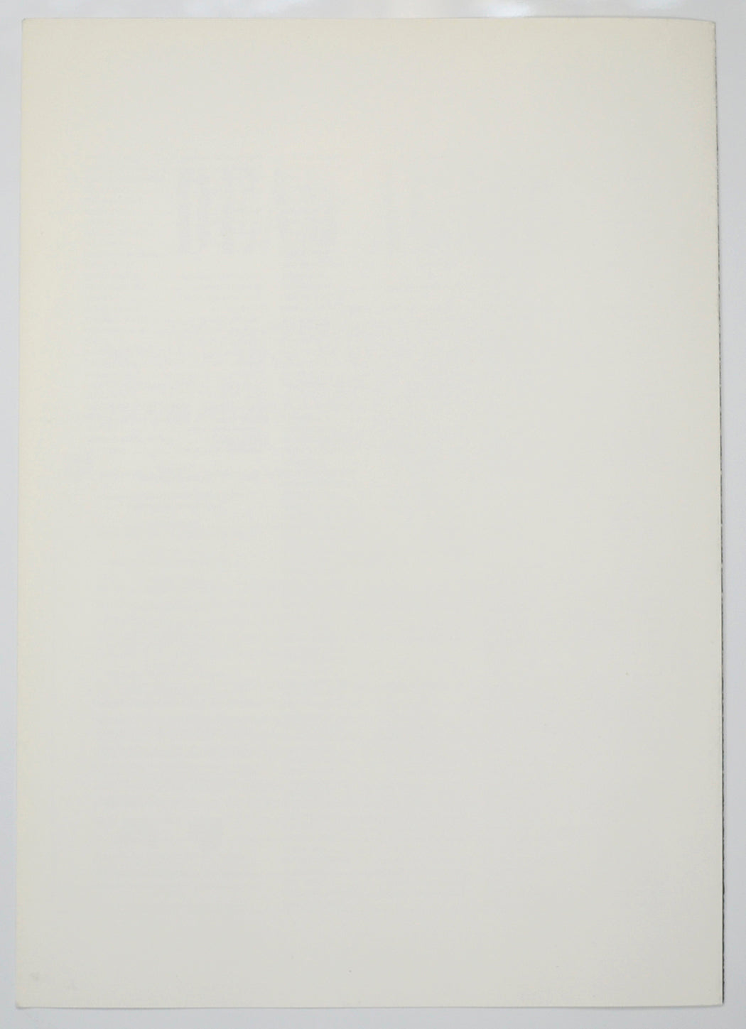 DEAD AGAIN Cinema Exhibitors Press Synopsis Credits Booklet - BACK