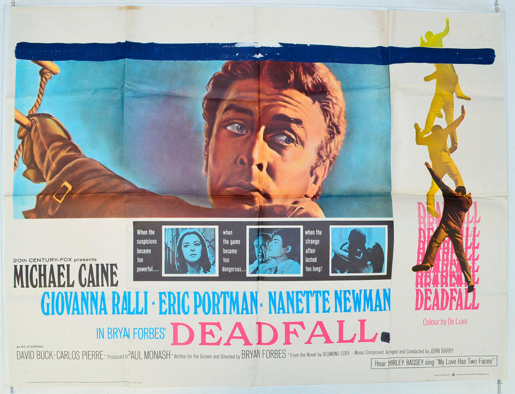 Deadfall Original British Quad Poster - Film Poster - Movie Poster