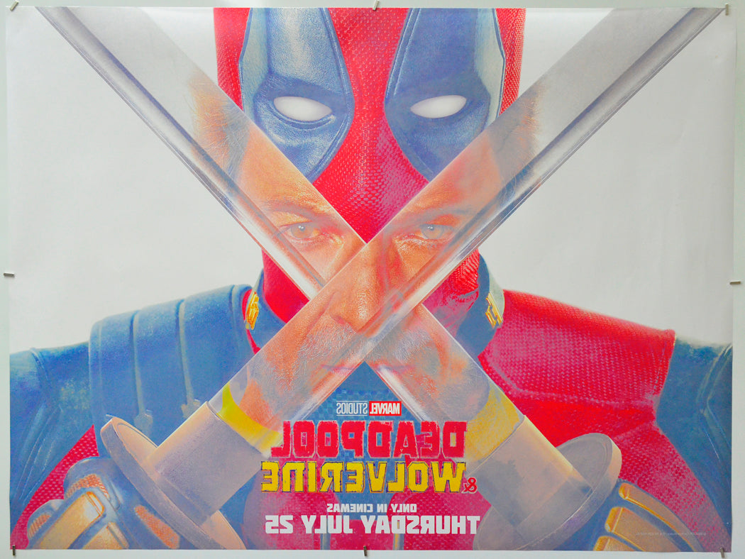 Deadpool and Wolverine (Back) Cinema Quad Movie Poster